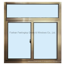 Nombreux points de verrouillage multi de fenêtre coulissante en aluminium de styles (FT-W80)